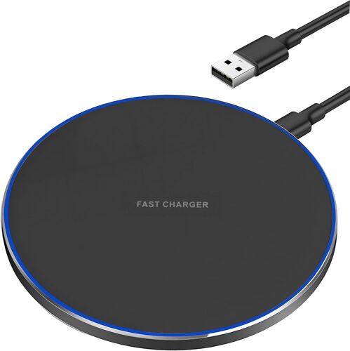 KALANKA-Chargeur sans Fil 15W, Chargeur Rapide sans Fil, Station de Charge sans Fil, Station de Charge inductive, Wireless Charger Compatible avec iOS 11/12/13/14/15/, avec Samsung S23/S22/S21/S20/S1