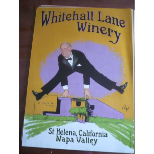 Poster /Affiche : Whitehall Lane Winery - St. Helena, California - Napa Valley - Dimension 70x50