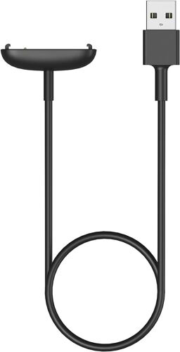 Lot de 1 Chargeur Compatible avec Fitbit Inspire 3, Station de Charge Magnétique avec 1M Câble de Chargement USB, Noir