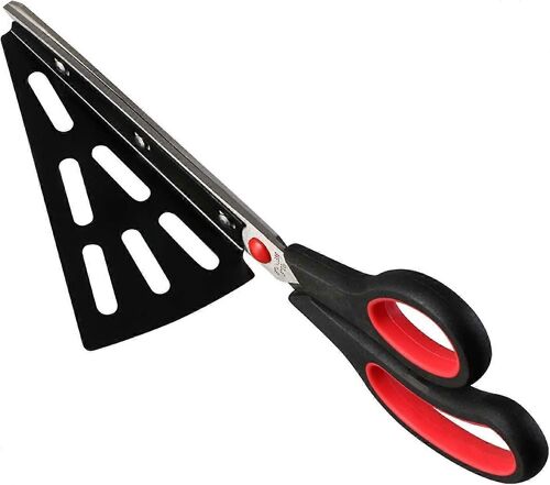 Ciseaux À Pizza En Acier Inoxydable De 28 Cm, Ciseaux De Cuisine Avec Pelle À Pizza Amovible (Multifonctions, Pas Seulement Pour La Pizza), Gadget De Cuisine