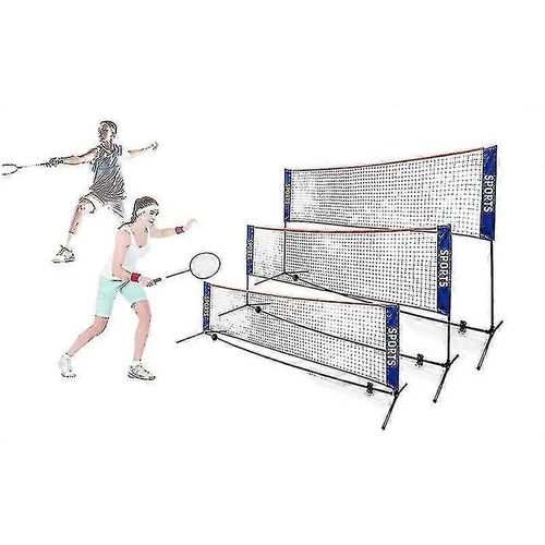 (6,1 M) Filet De Badminton Pliable Et Portable De 3 M, 4 M, 5 M, 6 M.