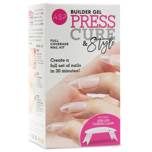 Asp - Kit De Séchage Builder Gel Press Cure & Style -