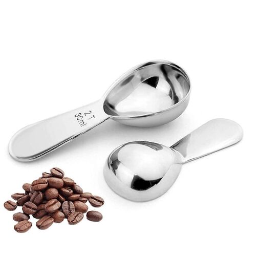 Ensemble De 2 Cuillères À Mesurer En Acier Inoxydable Pour La Table Et Le Café - 1 Cuillère À Soupe Et 2 Cuillères À Soupe
