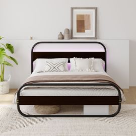 Leed - Lit Led En Métal 140 Cm