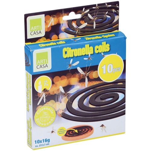 RECHARGE DE 10 SPIRALES CITRONNELLE ACCESSOIRES ANTI MOUSTIQUES EDO871125218449