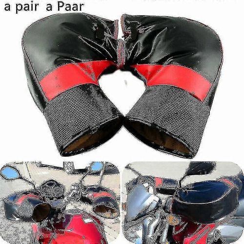 Gants De Moto Scooter Scooter Chaud Guidon Muffs Mitts Housse Imperméable À L'eau