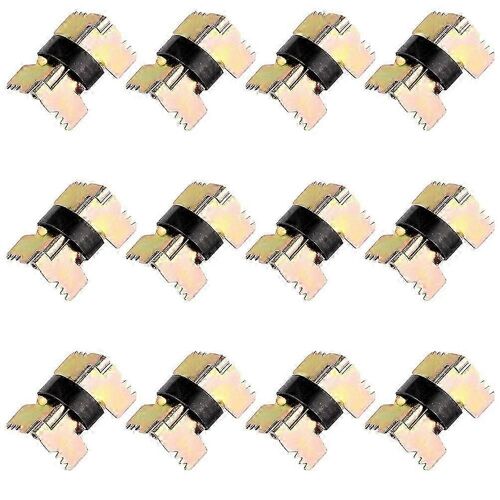 Lot de 50 mini charnières métalliques pour boîte à bijoux, charnières à ressort, accessoires pour boîte à bijoux