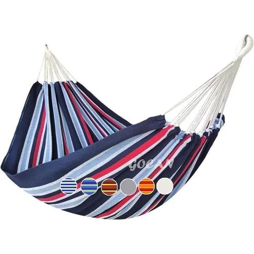 Gocan Hamac 2 Places Hamac 2 Personnes Toile 220x150cm Longueur Totale 330cm Charge 250kg Hamac Jardin Exterieur Pour Jardin D'i78