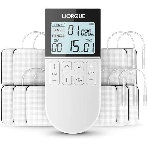 Électrostimulateur Musculaire - Liorque - Tens - 2 Canaux Indépendants - 50 Programmes - Rechargeable