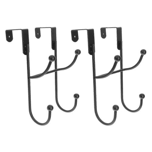 Lot de 2 porte-manteaux pour porte-serviettes, crochets sans perforation, support pour casque