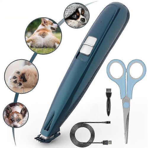 Tondeuse professionnelle pour chiens et chats avec lumière LED, port USB