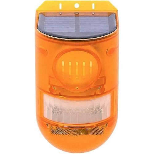 Feux Stroboscopiques Solaires À Led Clignotants Pour La Sécurité Routière, Signalisation Routière, Ip65 (Jaune)