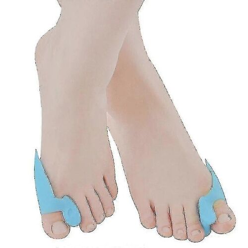 Lot De 60 Paires De Correcteurs D'oignons En Silicone, Séparateurs, Outils De Soins Des Pieds, Coussinets Orthopédiques Pour Hallux Valgus, Bleu