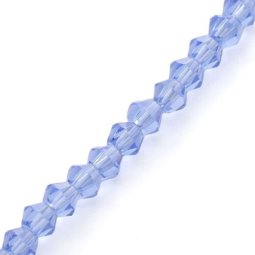 Perles En Verre Facettées En Cristal 4mm 80 Pièces