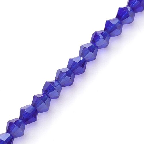 Perles En Verre Facettées En Cristal 4mm 80 Pièces
