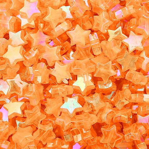 Perles Étoiles Acryliques 11x10mm 100pcs/Sac