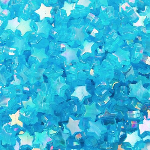 Perles Étoiles Acryliques 11x10mm 100pcs/Sac