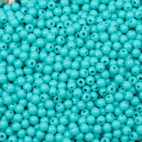 Perles Rondes Acryliques 4mm 300pcs/Sac