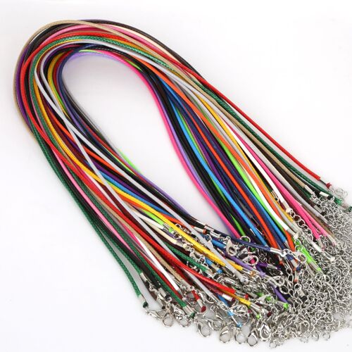 Collier En Simili 2mm X 45+5cm 10pcs/Sac