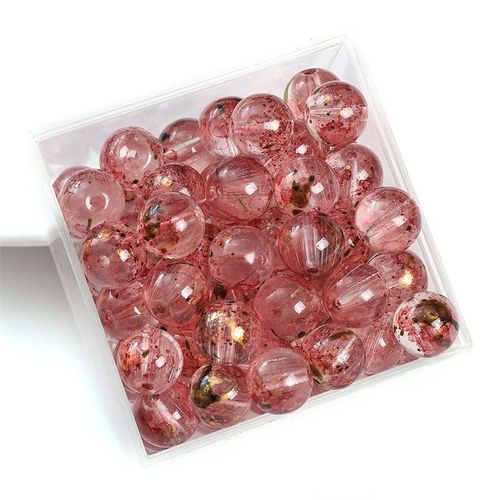 Perles En Verre Rondes 10mm 30pcs/Sac