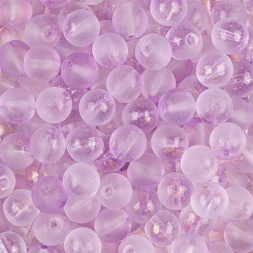 Perles En Verre Rondes Dégradé 8mm 50pcs/Sac