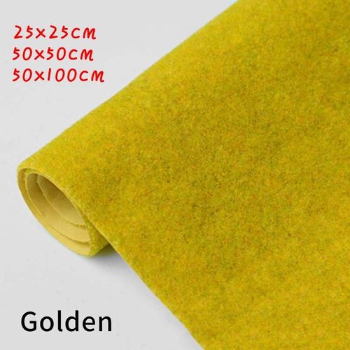 Tapis De Gazon Artificiel Fin De Paysage,Papier Non Adhésif Pour Modèle De Train,Faux Gazon,Décoration De Maison,Accessoires De Jardin - Type Fangcaopi01ts-Jin #C