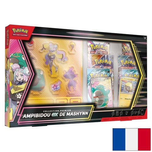 Pokiémon Coffret Collection Premium Ampibidou Ex De Mashynn