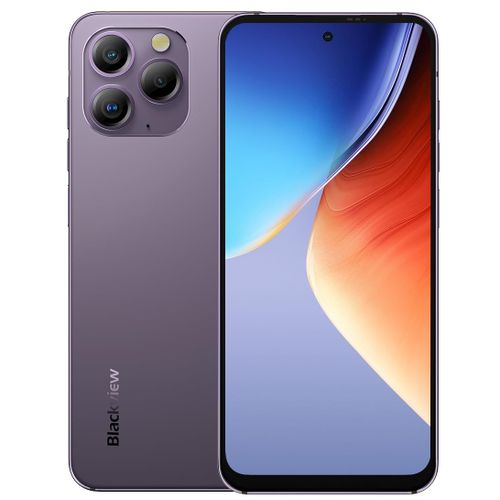 Blackview A96 Téléphone Portable, Violet,12Go+256Go