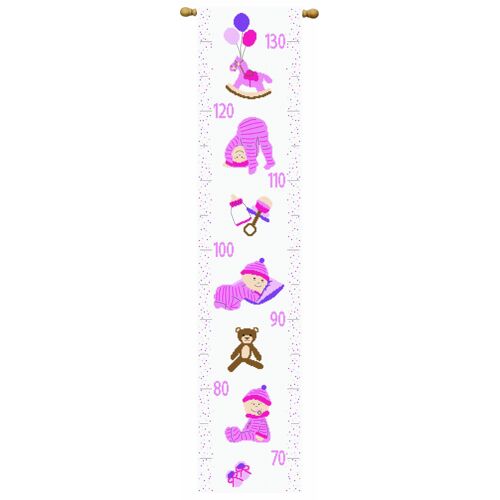 Toise Bebe Grandit-Bleu 17x80