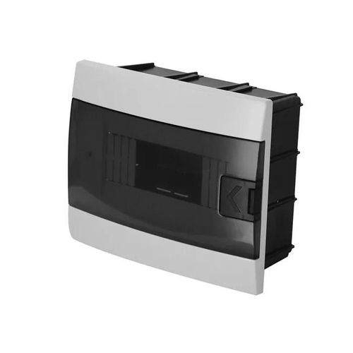 Tableau électrique encastrable 8 modules (1x8) IP40 étanche blanc porte fumée HOROZ