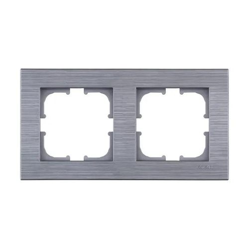 Cadre double acier brossé EXEN COMFORT