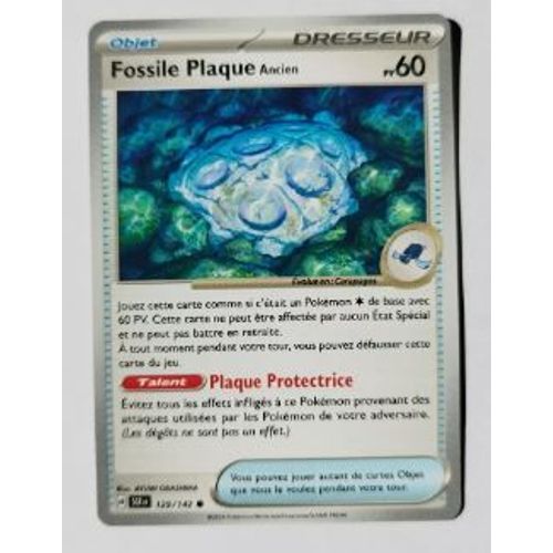 Pokemon Fossile Plaque Ancien 085 / 086 N&B 10.5