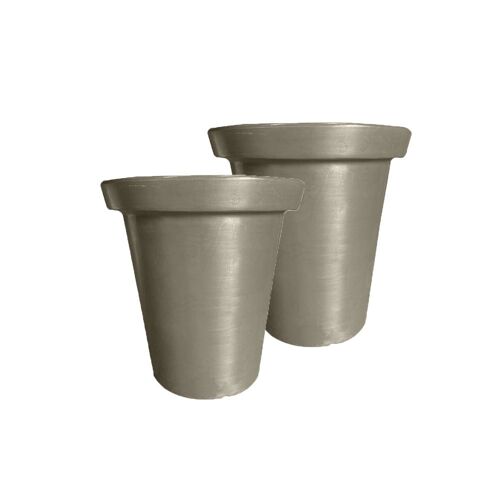 Pot De Fleurs Rond Xxl Delight 760l-Lot De 2