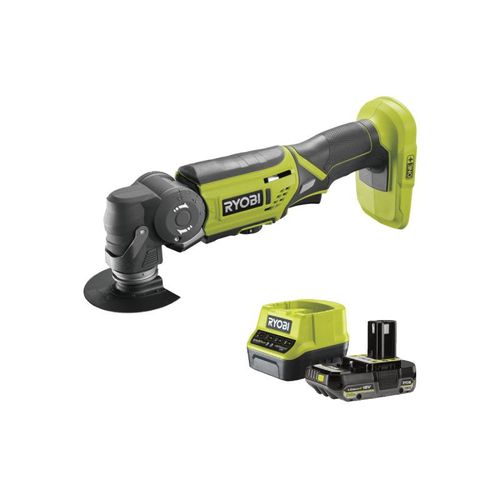 Pack RYOBI Multitool R18MT-0 - 18V One+ - 1 batterie 2.0Ah - 1 chargeur rapide RC18120-120