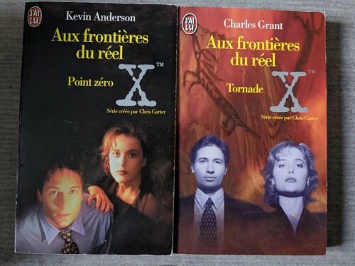 Lot De 2 Livres Aux Frontières Du Réel (X-Files) Point Zéro Et Tornade