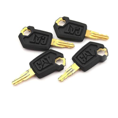 Nouveau 4pcs Heavy Equipment Ignition Loader Dozer Key Pour Caterpillar 5p8500 Cat Hfmqv