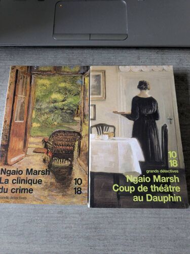 Lot De 2 Livres De Ngaio Marsh - La Clinique Du Crime, Coup De Théâtre Au Dauphin