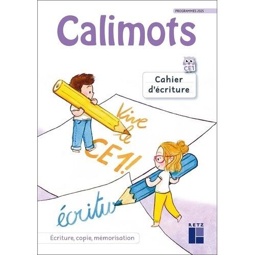 Calimots Ce1 - Cahier D'écriture