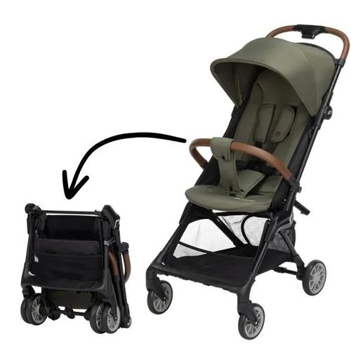 Bebeconfort Zephir Poussette Cabine, 1ère Âge, Ultra Compacte, Pliage Facile,Naissance À 4 Ans, Jusqu'à 22 Kg Mineral Green