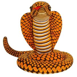 Peluche Animal Cobra Serpent En Peluche Python Cobra Poupée Farce Prop Animal Party Décoration Cadeau Jaune
