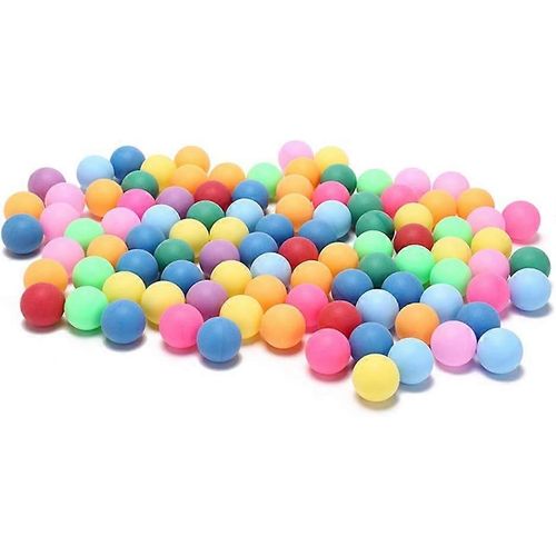 Lot De 50 Balles De Ping-Pong Colorees De 40 Mm Et 2,4 G, Couleurs Melangees Pour Le Jeu Et La Publicite