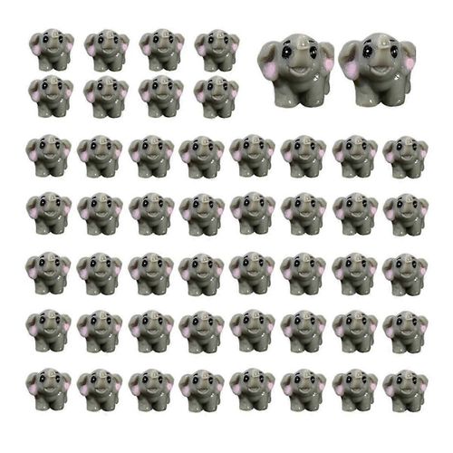 50pcs Mini Jungle Animaux Figurines Résine Minuscule Animal Miniatures Animal Sauvage Miniature Jardin Accès