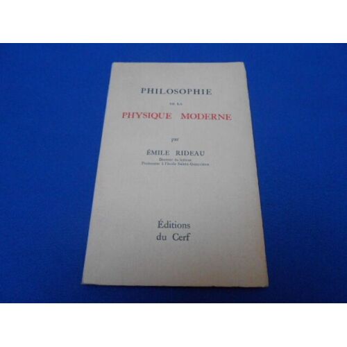 Philosophie De La Physique Moderne