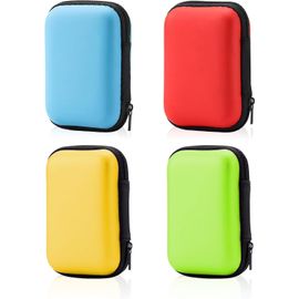 Mdy-Boîte De Cartes De Jeu Robuste 4 Pièces, Étui Pour Cartes De Jeu Pour Jeu De Cartes Uno Phase 10 Cabo (Rouge + Bleu + Jaune + Vert)