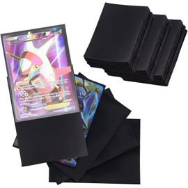 Mdy-300 Pcs Protege Carte, Pochette Carte 66 * 91mm, Pochettes Standard Card Sleeves Noir Pour Carte Magic, Star Wars, Yugioh