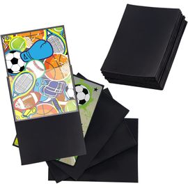 Mdy-100 Pcs Protege Carte, Pochette Carte 66 * 91mm, Pochettes Standard Card Sleeves Noir Pour Carte Magic, Star Wars, Yugioh