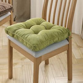 Coussin De Chaise D'extérieur À Lacets 17x17 Pouces Coussin De Siège Carré Coussin De Patio Capitonné Pour Bureau S