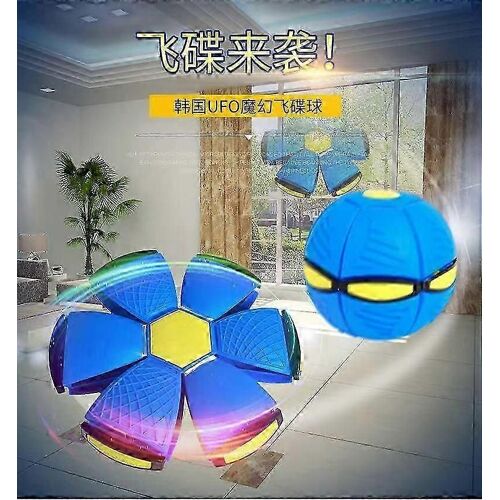 « Kids Flat Throw Disc Ball Flying Ufo Magic Balls avec lumière LED pour les enfants Toy Balls Boy Girl Outdoor Sports Toys Gift »