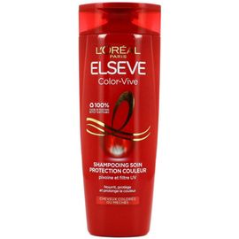 L'oréal Paris - Elseve Color-Vive Shampoing Soin Protection Couleur Enrichi En Pivoine Et Filtre Uv 290 Ml 
