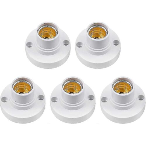 14 Support De Lampe,Porte-Ampoule À Vis E14 Edison,Douille De Lampe De Plafond En Plastique Crday Gift